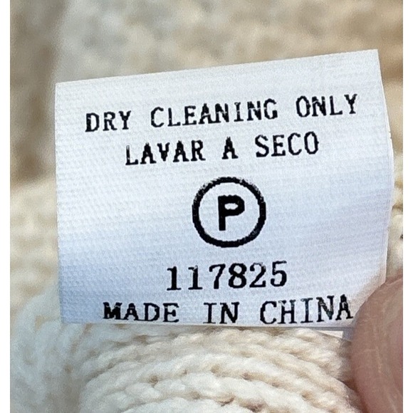 Pink Clover Women's L Ivory Knit Sweater NWT‎ Mock Neck Pullover Cottagecore - Picture 13 of 13